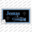 Jesus Is Coming Blue Novelty Sticker Decal