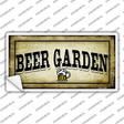 Beer Garden Novelty Sticker Decal