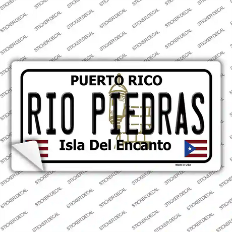 Rio Piedra Puerto Rico Novelty Sticker Decal