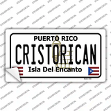 Cristorican Puerto Rico Novelty Sticker Decal