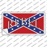 Rebel Confederate Flag Novelty Sticker Decal