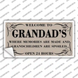Welcome To Grandads Novelty Sticker Decal