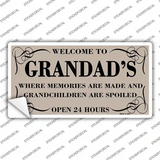 Welcome To Grandads Novelty Sticker Decal