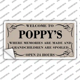 Welcome To Poppys Novelty Sticker Decal
