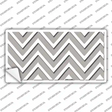 Grey Chevron Novelty Sticker Decal
