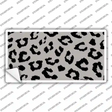 Grey Black Cheetah Novelty Sticker Decal