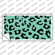 Mint Black Cheetah Novelty Sticker Decal