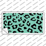 Mint Black Cheetah Novelty Sticker Decal