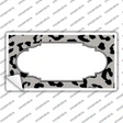 Grey Black Cheetah Scallop Novelty Sticker Decal