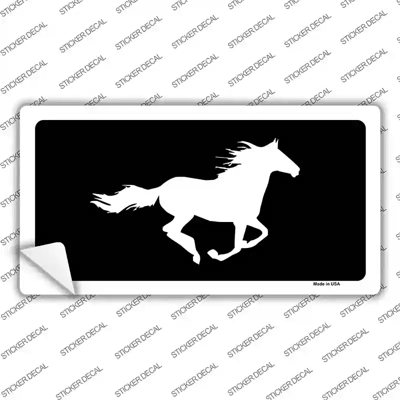 Running Horse Novelty Sticker Decal