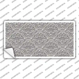 Grey White Damask Novelty Sticker Decal