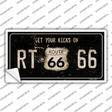 Route 66 Get Your Kicks Novelty Sticker Decal