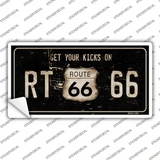 Route 66 Get Your Kicks Novelty Sticker Decal