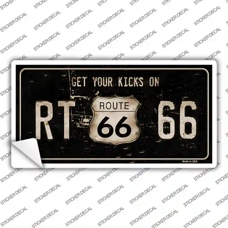 Route 66 Get Your Kicks Novelty Sticker Decal