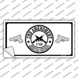 2nd Amendment Novelty Sticker Decal