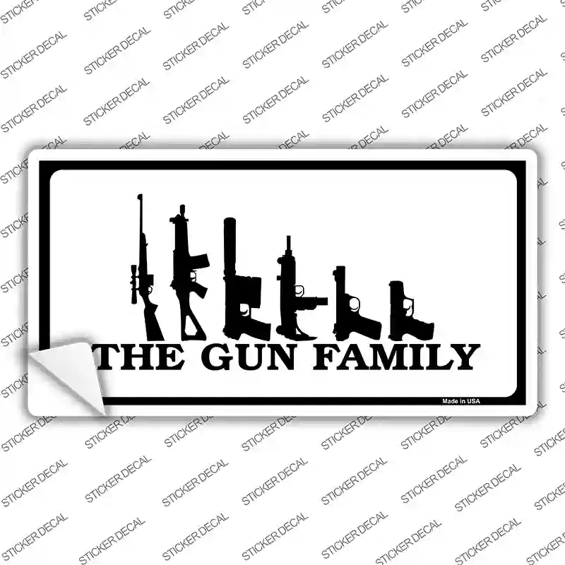 The Gun Family Novelty Sticker Decal