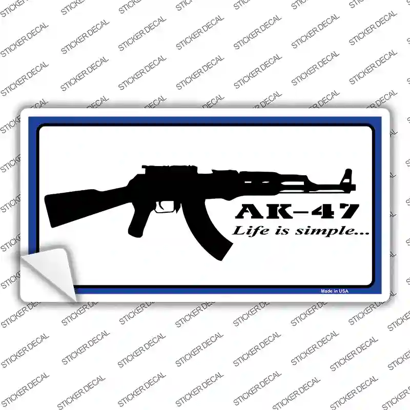 Life Is Simple Novelty Sticker Decal