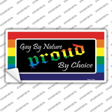 Gay By Nature Novelty Sticker Decal