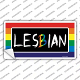 Lesbian Novelty Sticker Decal