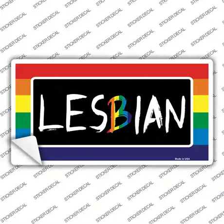 Lesbian Novelty Sticker Decal