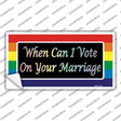 When Can I Vote Novelty Sticker Decal