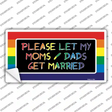 Please Let My Moms And Dads Novelty Sticker Decal