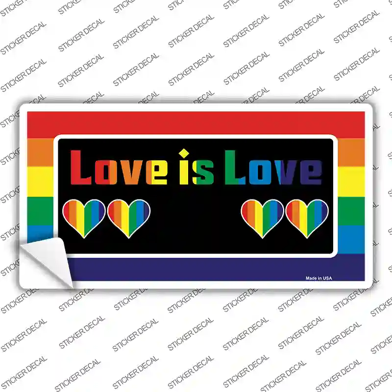 Love Is Love Novelty Sticker Decal