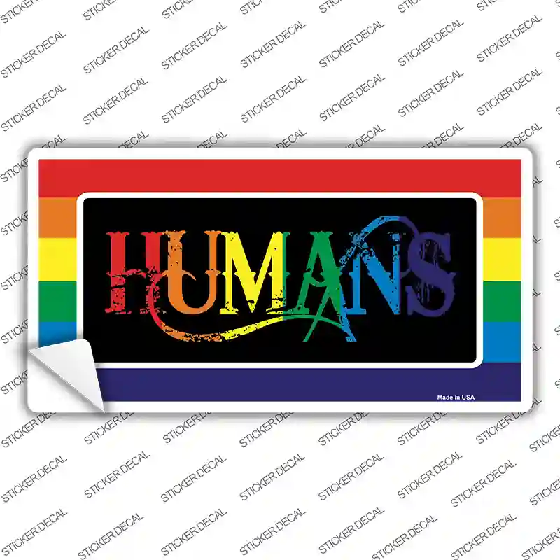 Humans Novelty Sticker Decal