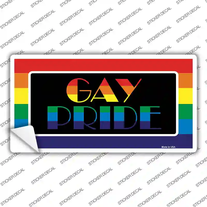 Gay Pride Novelty Sticker Decal