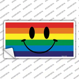 Smiley Face Novelty Sticker Decal