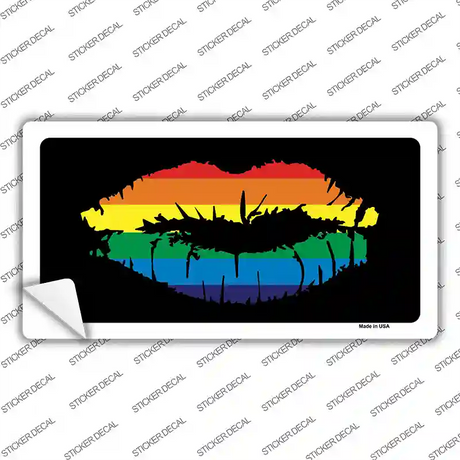 Lips Novelty Sticker Decal