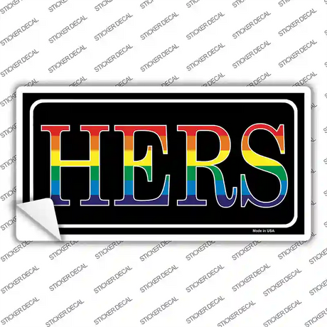 Hers Novelty Sticker Decal