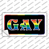 Gay Novelty Sticker Decal