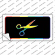 Scissors Novelty Sticker Decal