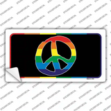 Peace Rainbow Novelty Sticker Decal