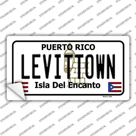 Levittown Puerto Rico Novelty Sticker Decal