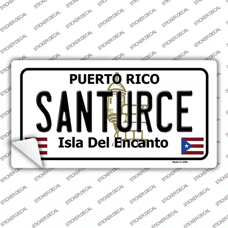 Santurce Puerto Rico Novelty Sticker Decal