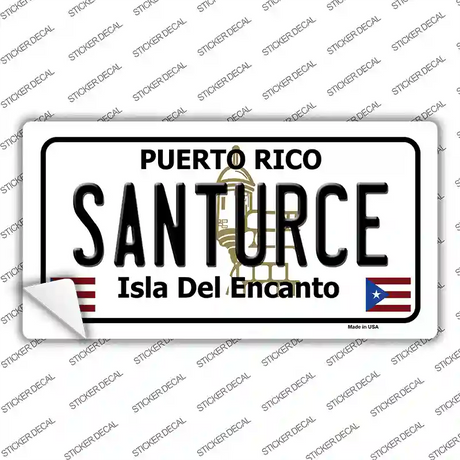 Santurce Puerto Rico Novelty Sticker Decal