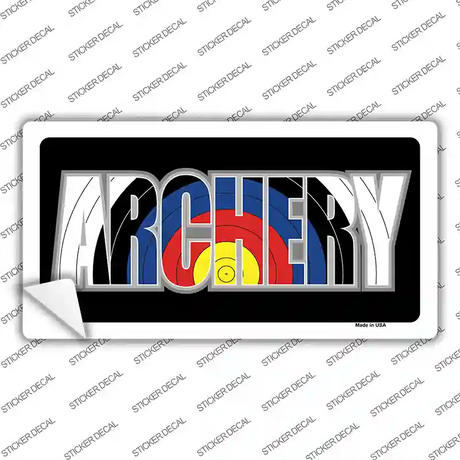 Archery Novelty Sticker Decal