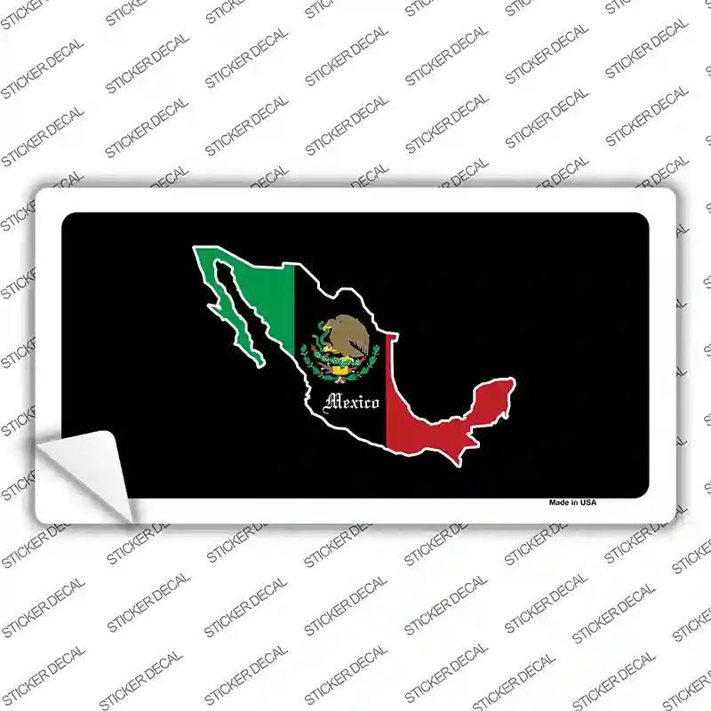 Mexico Background Novelty Sticker Decal