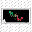 Mexico Background Novelty Sticker Decal