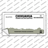 Chihuahua Mexico Background Novelty Sticker Decal