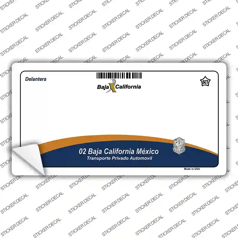 Baja California Novelty Sticker Decal