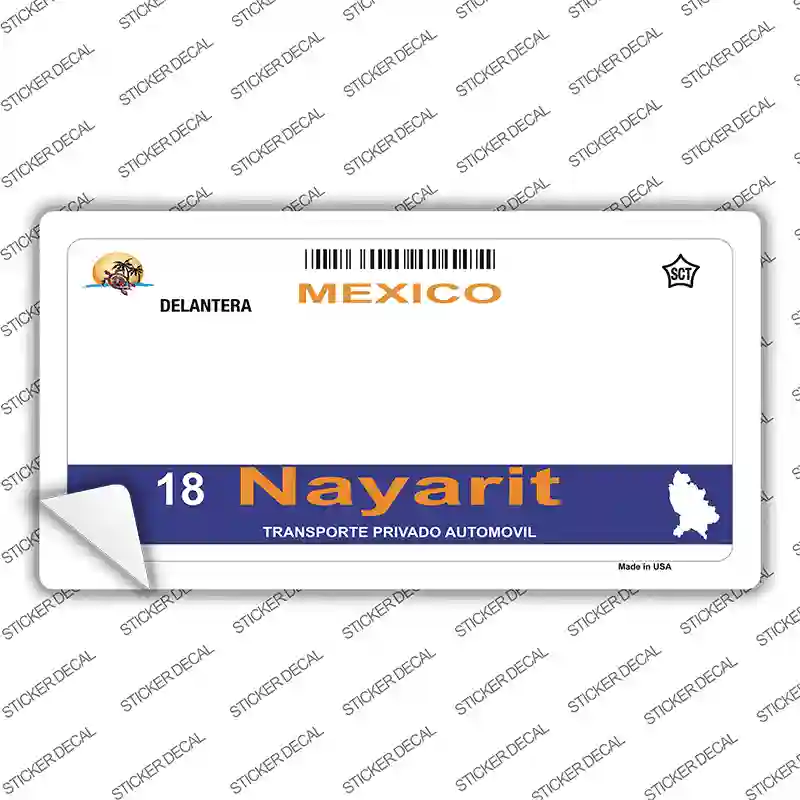 Nayarit Mexico Novelty Sticker Decal