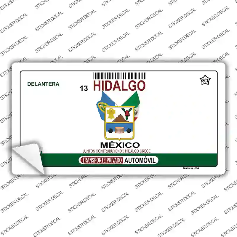 Hidalgo Mexico Novelty Sticker Decal