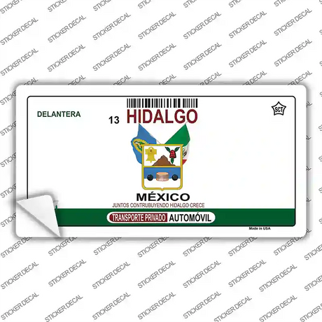 Hidalgo Mexico Novelty Sticker Decal