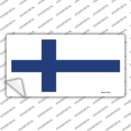 Finland Flag Novelty Sticker Decal