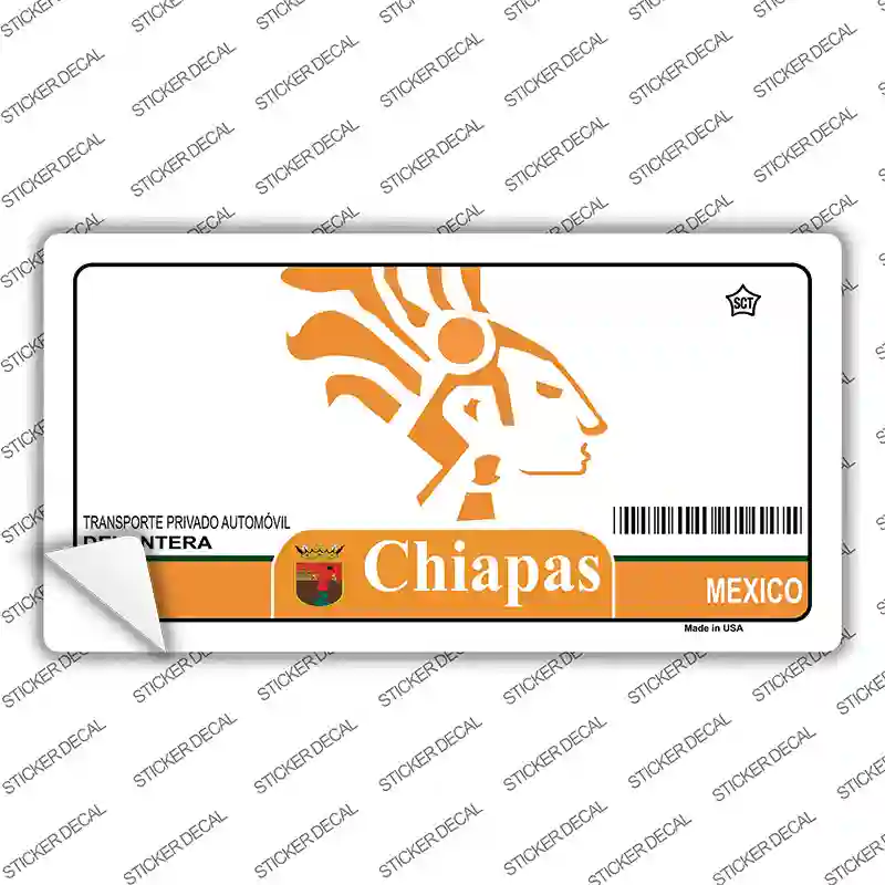 Chiapas Mexico Novelty Sticker Decal
