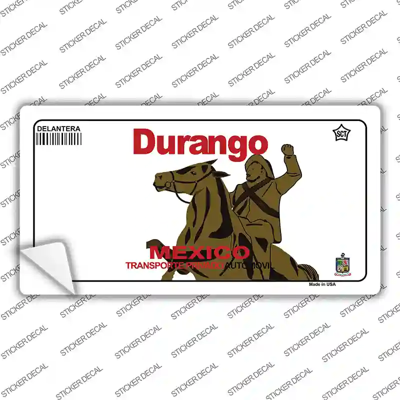 Durango Mexico Novelty Sticker Decal