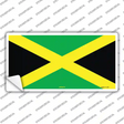 Jamaica Flag Novelty Sticker Decal